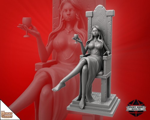 Vampirin sul trono miniatura - vampirin,