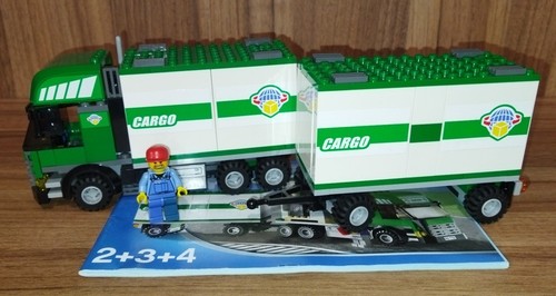 Lego city cargo truck 7733 - cargo,