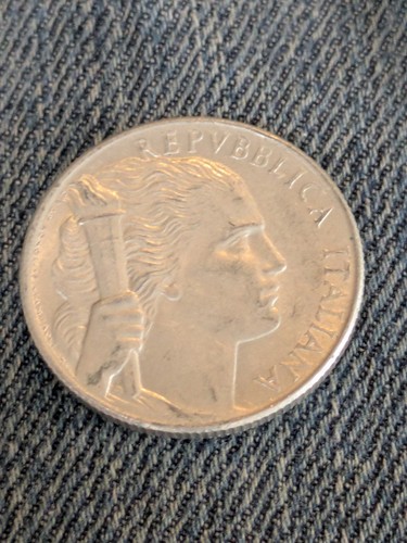 1949 italy lire coin - ,