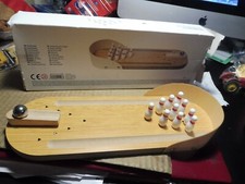 bowling game en bois - 30 cm env