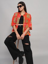 Camicia In Cotone Oversize Da