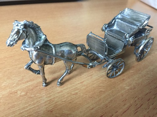 Rare antique silver horse - rare-antique,