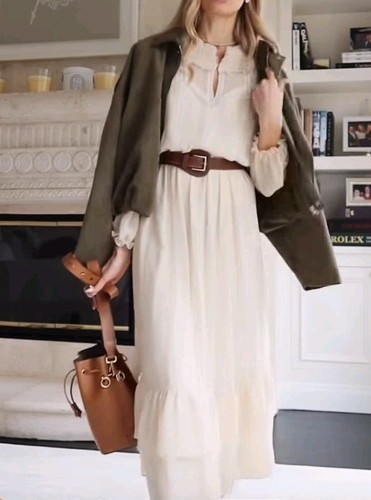 Abito midi zara panna taglia - zara,
