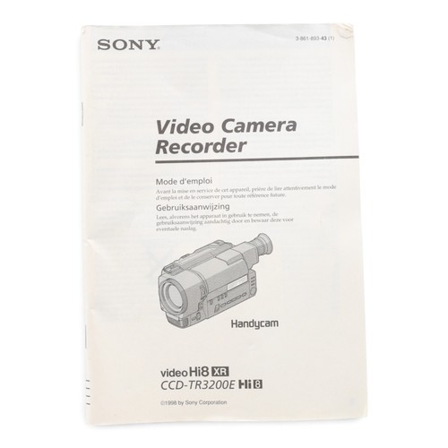 Sony camera recorder - camera,
