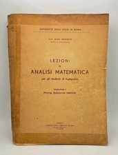 Lezioni di analisi matematica vol I - Ghizzetti 1960-61 studenti di Ingegneria