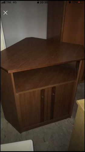 Mobile angolare legno nuovo - mobile,