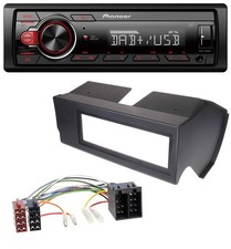 Pioneer MP3 1DIN DAB USB AUX Autoradio per Fiat Panda (fino al 2002) - Nero