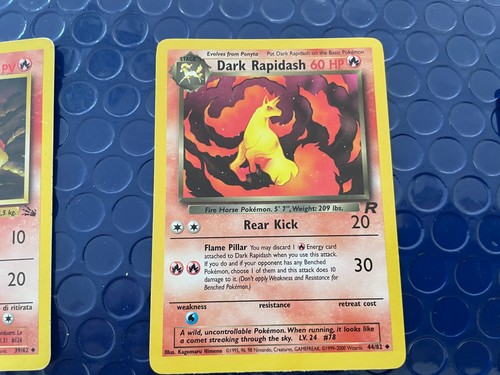 Pokemon card dark rapidash - card,
