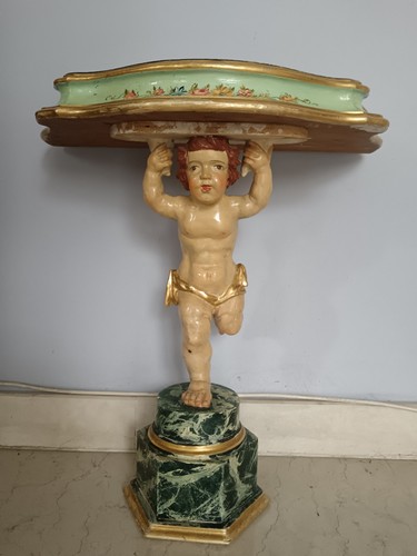 Gueridon antico con putto