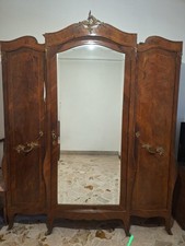 Grande armadio  in noce primi del '900 stile Chippendale,