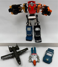 Set auto puzzle Bandai GoBots 1984 vintage * più facococo, cop-tur e stallone * lotto 9