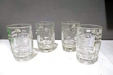 Set di 4 Boccali Per Birra In Vetro Stile Bavarese