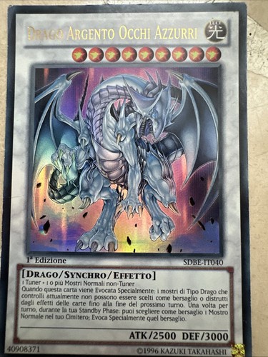 Drago argento occhi - yu-gi-oh!,