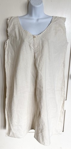 Antico lino pesante - , ricamato