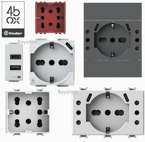 Presa multistandard 4box usb - multistandard,