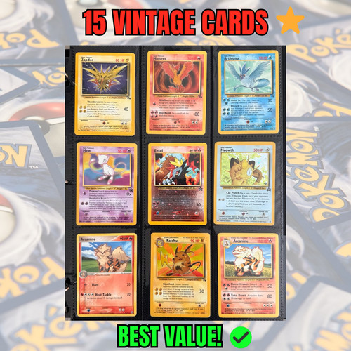 Vecchie carte pokemon solo - carte,