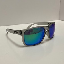 NUOVO Oakley Holbrook XL OO9417-3359 trasparente grigio giada lenti PRIZM POLARIZZATO