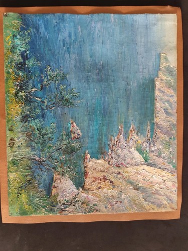 Quadri olio tela marina - olio, di