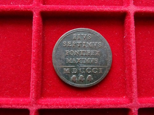 Stato pontificio 1801 baiocco - pontificio, 1801,