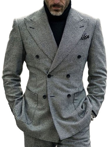 Tuta uomo righe check slim - tuta, a