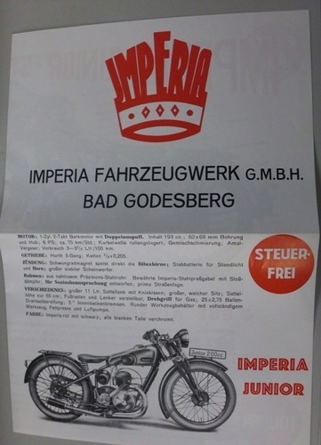 Imperia 1933 prospetto - prospetto, bad