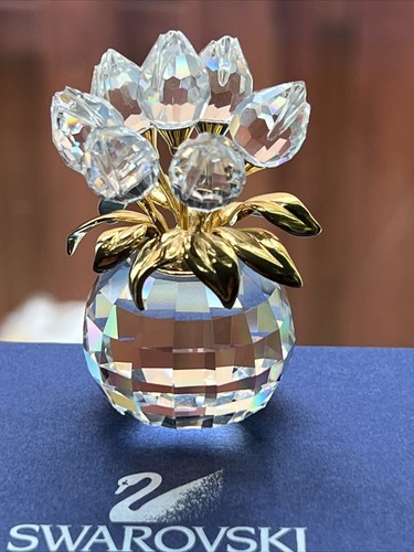 Swarovski vase gold tulips - ,