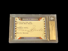 Autografo firmato Mary Emma