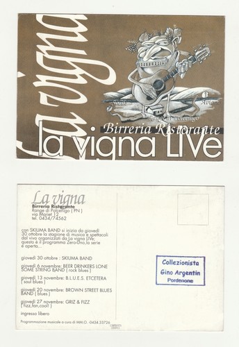 Cartolina pubblicitaria - cartolina,