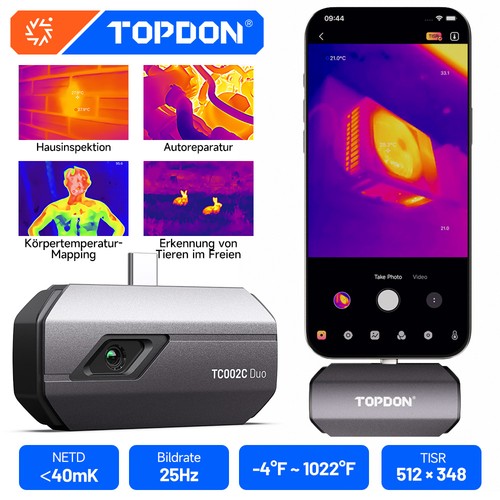 Topdon tc002c duo termocamera - topdon,