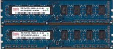 Kit memoria RAM 4 GB 2x2 GB PC3-10600 DDR3-1333 HYNIX blu HMT125U6BFR8C-H9 N0 AA