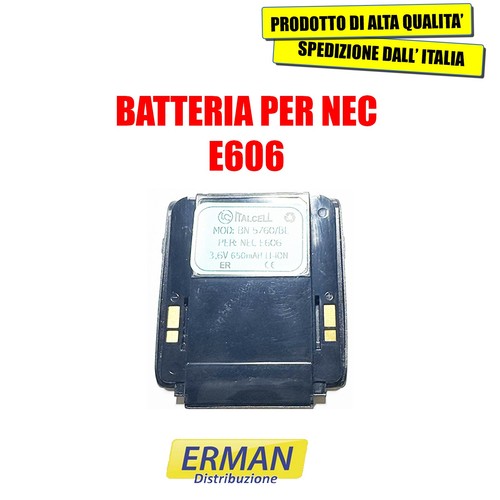 Batteria per nec e606 - blu, 3,6v