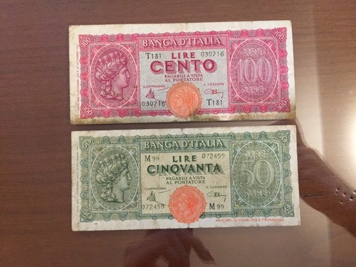 Lotto banconote 100 - lotto, 50