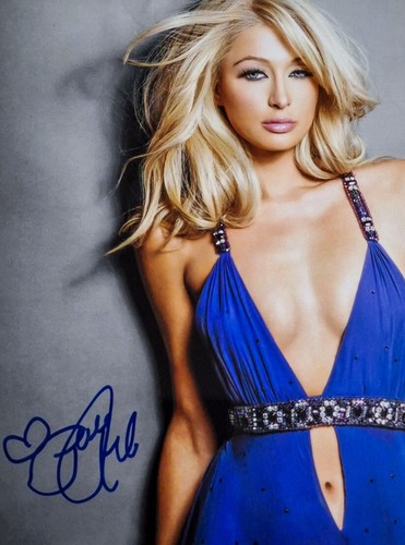 Paris hilton autografo - paris,