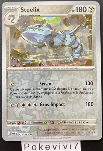 Carte pokemon steelix 125 182 - pokemon, 125/182