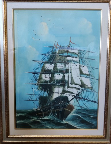 Dipinto olio tela - olio, su