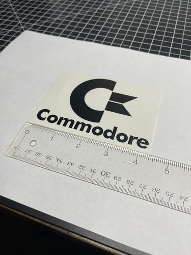Decalcomania vinile nero logo
