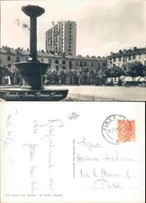 PINEROLO ANNI 50  PANORAMICA SU PIAZZA VITTORIO DELLA LOCALITA' PIEMONTESE-64759