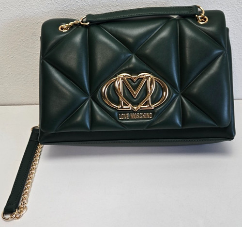 Love moschino embossed flap - love,