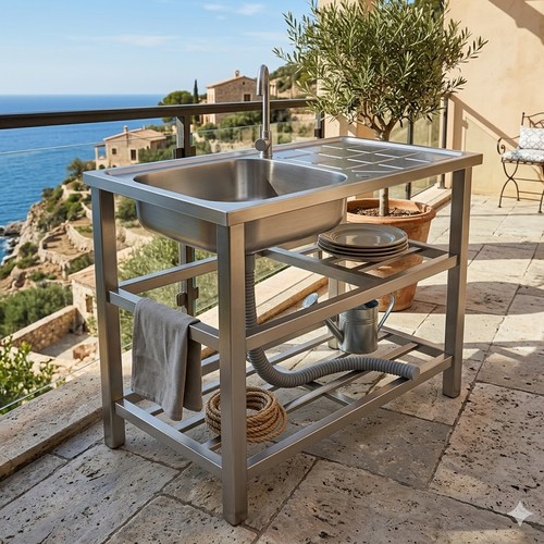 Lavello acciaio inox - acciaio,