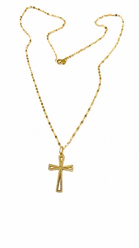 Collana con croce 45cm - con,