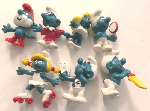 Vintage smurfs lot 7 - vintage,