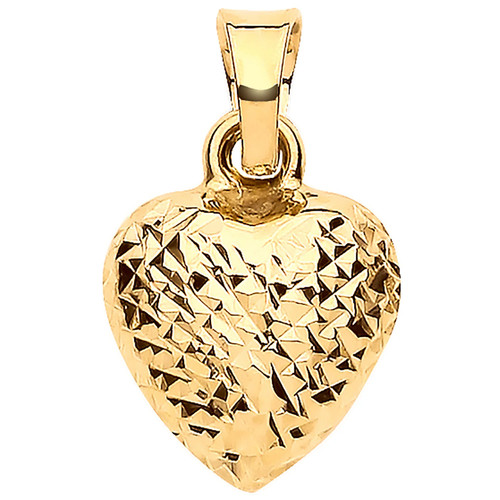 Ciondolo cuore in oro - d/c,