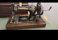 macchina da cucire singer d'epoca da tavolo 