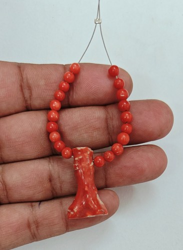 Perline corallo rosso - di,