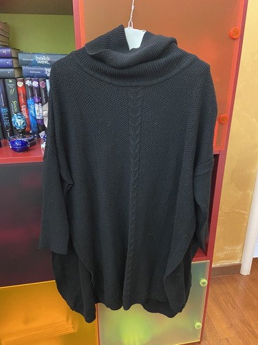 Vestito nero apertura - apertura, laterale
