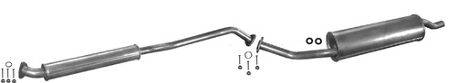 Silenziatore scarico bmw e21 - silenziatore,