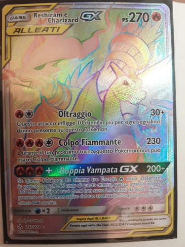 Mint reshiram charizard gx - mint,