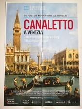 CANALETTO VENEZIA Locandina Film Mostra d'Arte Originale 39x55" 2Sh Italiano 