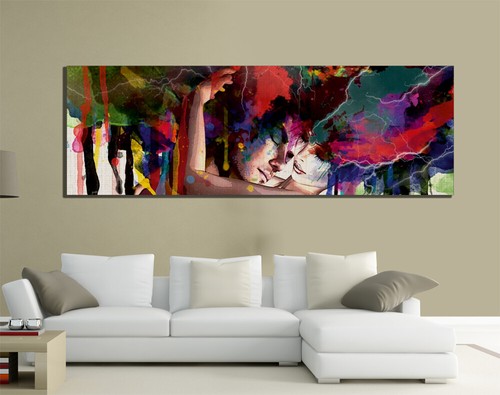 Quadri moderni tela 150x50 - moderni,
