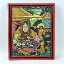 Arte Moderna Filippina STAMPA su Tessuto Opera con cornice Collezione Idea Home